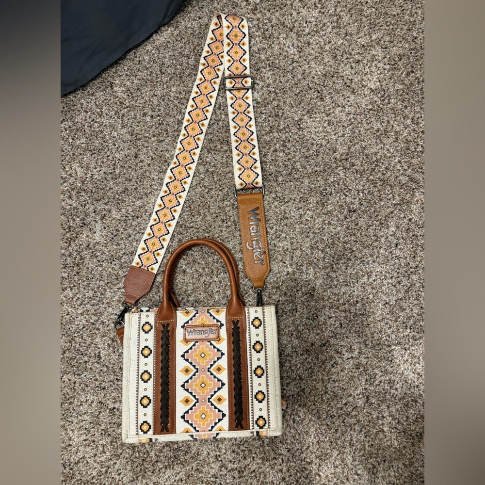 Wrangler Multicolor Geometric Tote
